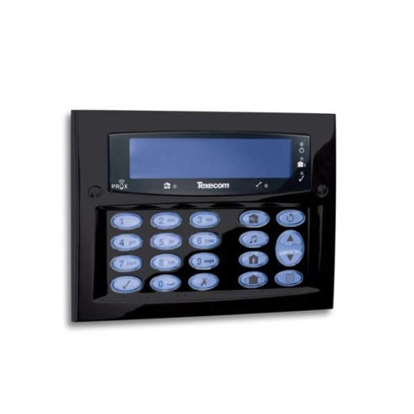 Texecom Premier Elite Diamond Black Flush Mount Keypad (DBD-0124 ...