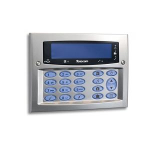 Texecom Premier Elite Satin Chrome Surface Mount Keypad DBD-0129
