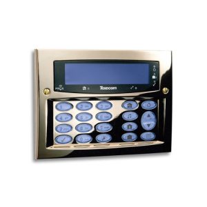 Texecom Premier Elite Surface Mount Polished Brass Keypad DBD-0128