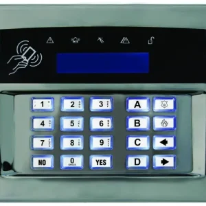 Pyronix Euro Keypad Casing Brushed Chrome